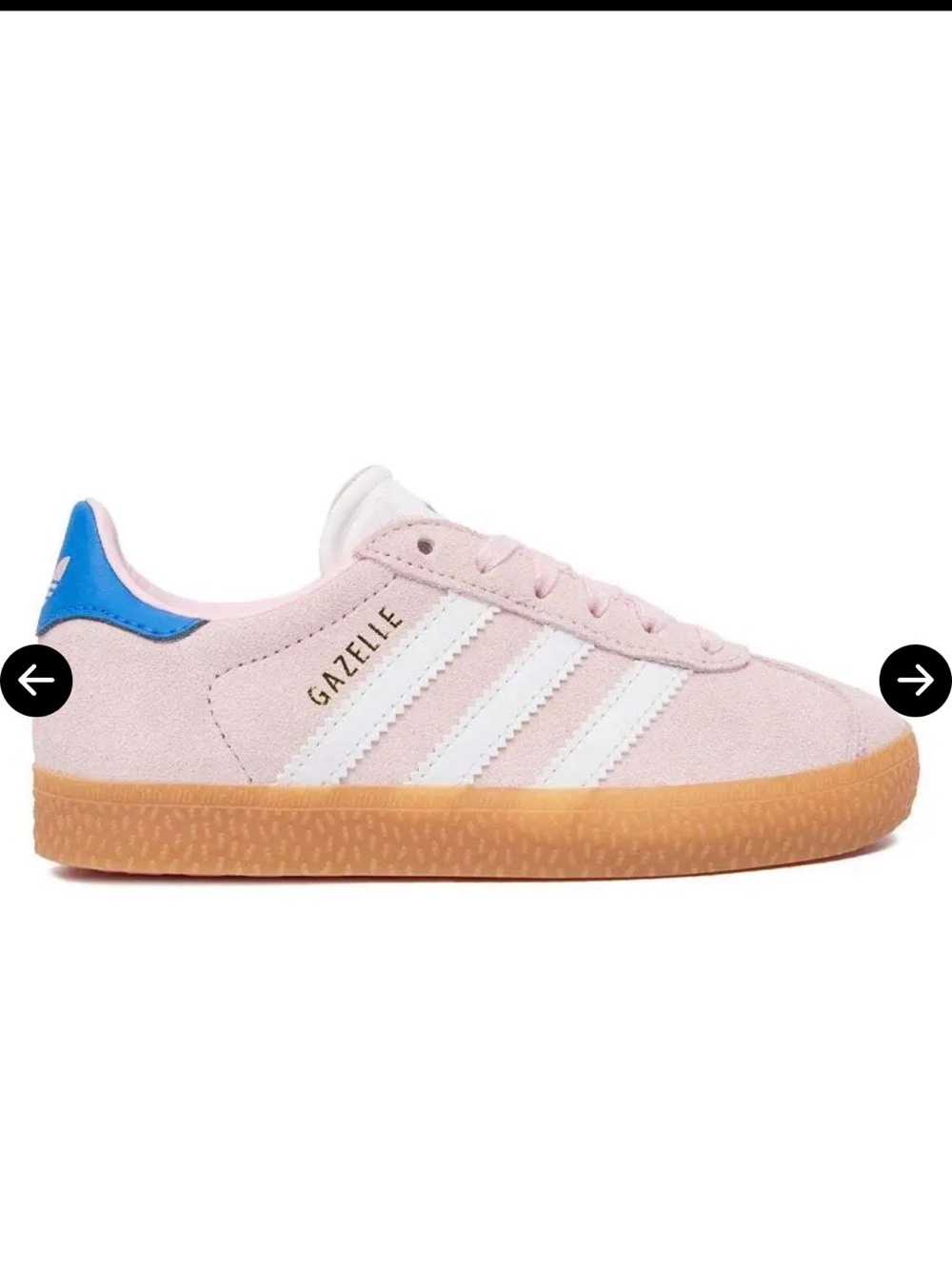 Adidas Gazelle J Pink Suede Sneakers size US 5 NWT